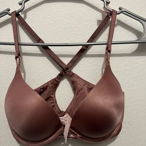 Victoria's Secret Satin Brown Bra